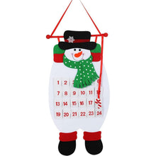 TAZEMAT Adventskalender Schneemann Filz Stoff Tüten Kinder
