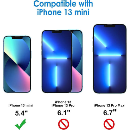 Schutzfolie für iPhone 13 mini 5,4 Zoll, Gehärtetes Glas 3er