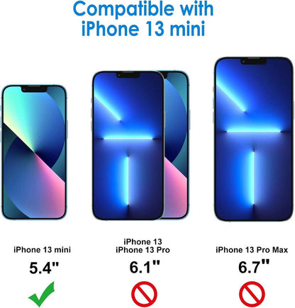 Schutzfolie für iPhone 13 mini Gehärtetes Glas 3 Stück