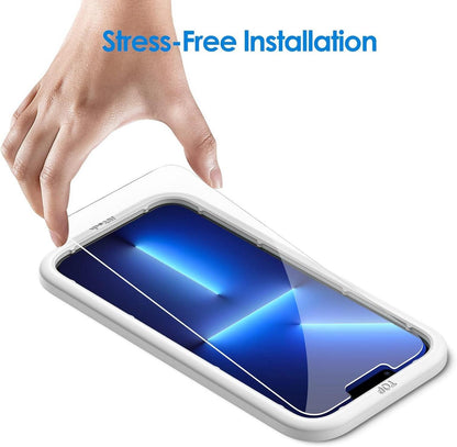 JETech Panzerglas Schutzfolie iPhone 13 Pro Max 6,7 Zoll 2 Stück