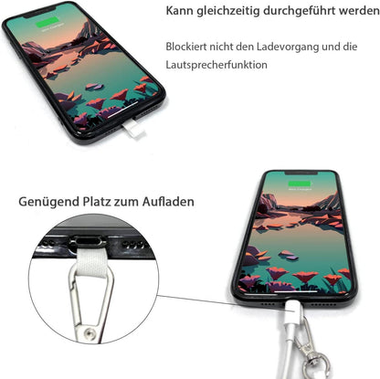 Handykette zum Umhängen mit Kordel, Universal für alle Handys