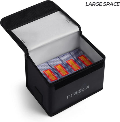 Feuerfeste Lipo Batterie Tasche 22x17x15 cm reflektierend