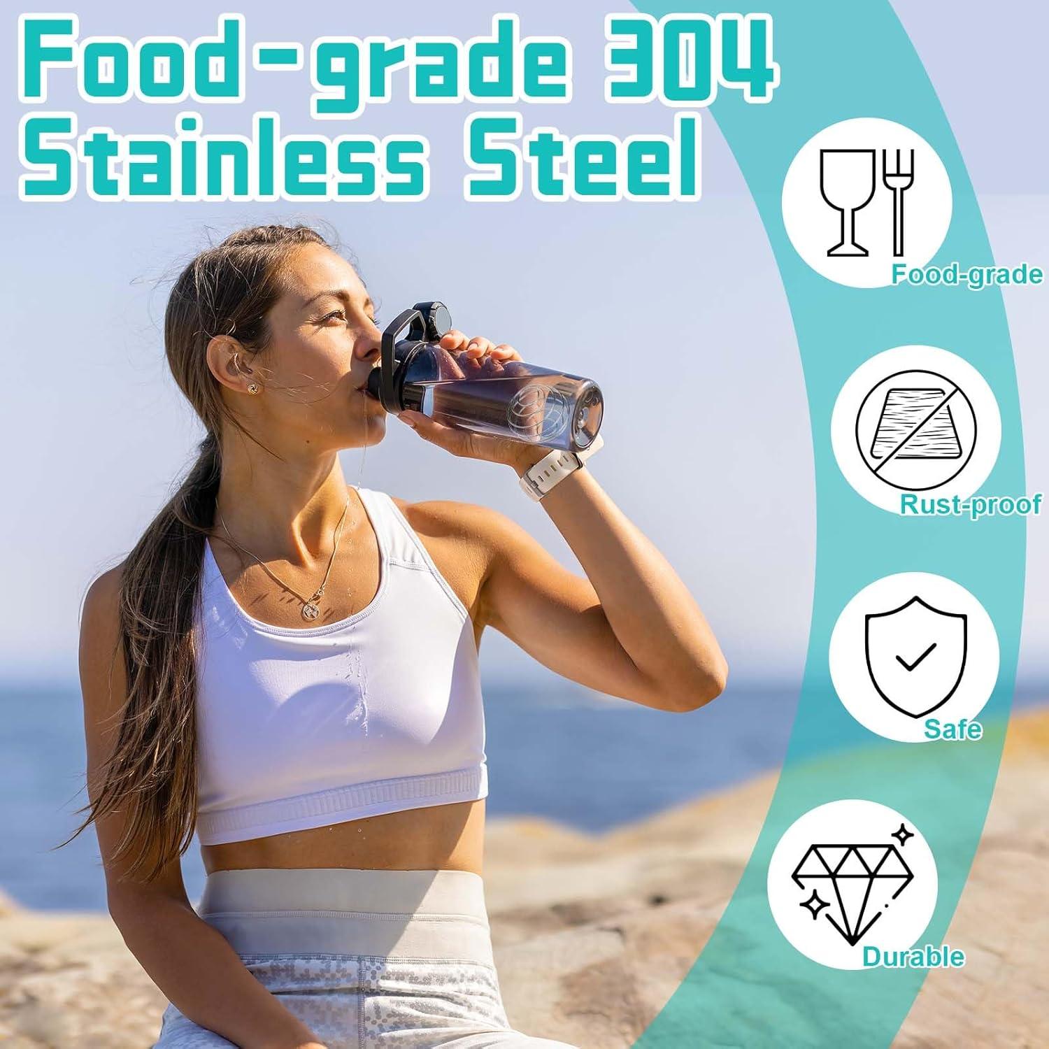 Polly Online 2 Stück Stainless Steel Blender Mixing Ball für Protein Shakes