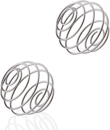 2 Stück Stainless Steel Blender Mixing Ball Protein Shaker Ball 5.5cm