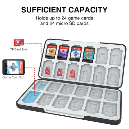 Switch Game Card Aufbewahrungsbox | Tragbare Schutzhülle mit