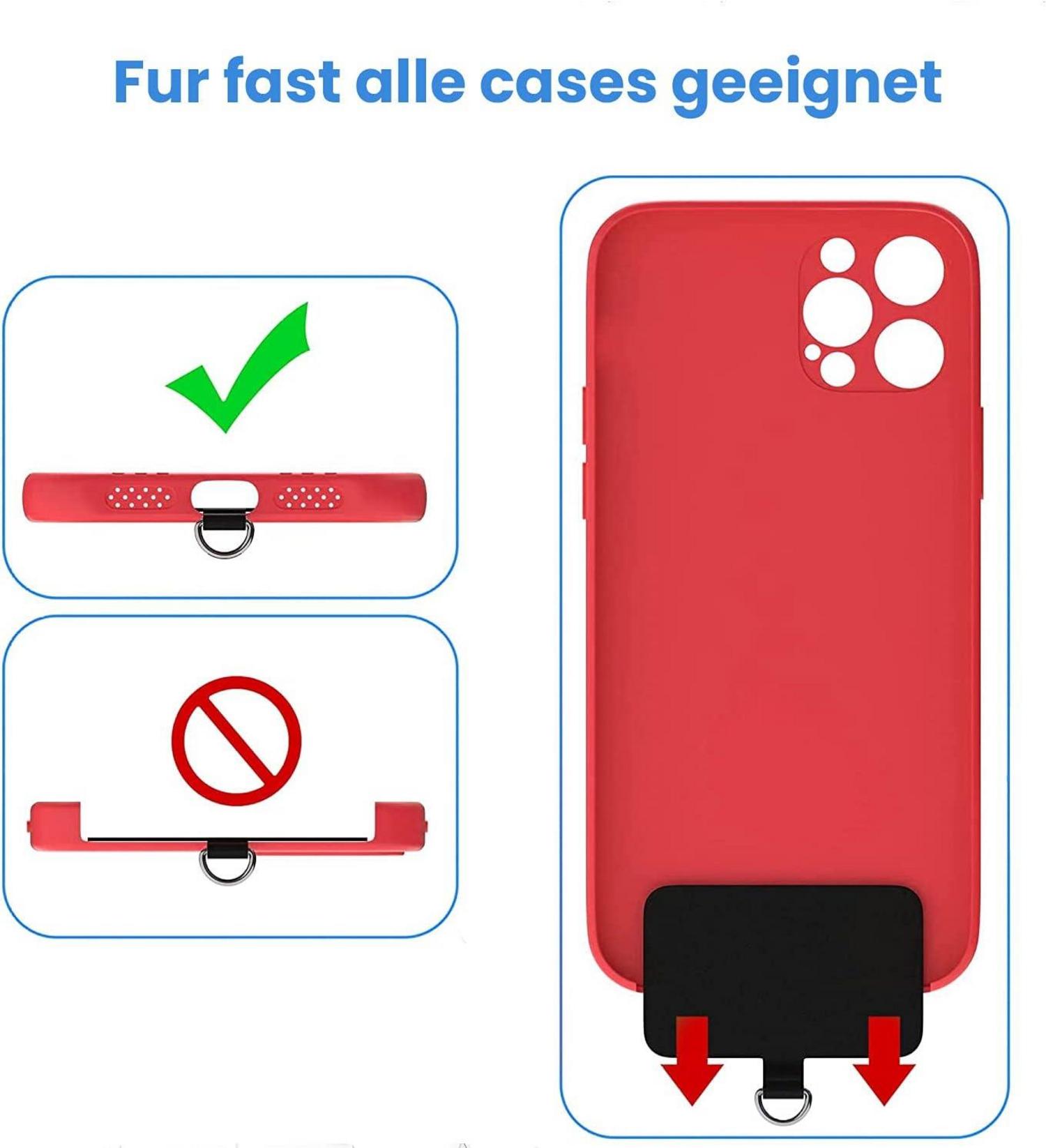 Handykette Universal zum Umhängen - Handykette mit Kordel in