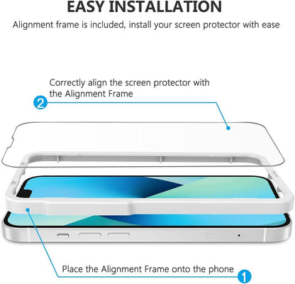 Displayschutzfolie und Kameraschutz für iPhone 13 6,1 Zoll