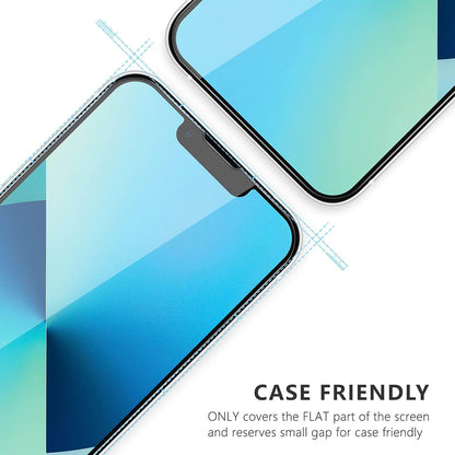 SPARIN Schutzfolie für iPhone 13 6,1 Zoll, 3 Displayschutz + 2 Kameraschutz, 9H Hartglas