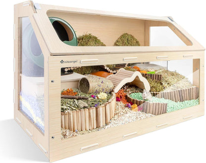 Niteangel Vista Hamsterkäfig schräge Öffnung MDF Aspen