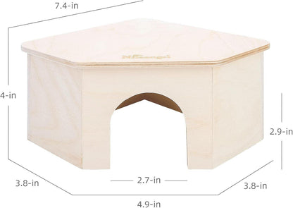 Niteangel Birkenkammer Hamsterversteck Holzhaus Kletterrampe