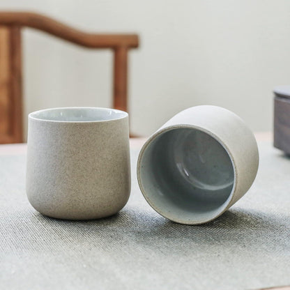 TEANAGOO Japanische Teetassen Keramik 205 ml Dunkelgrau H4