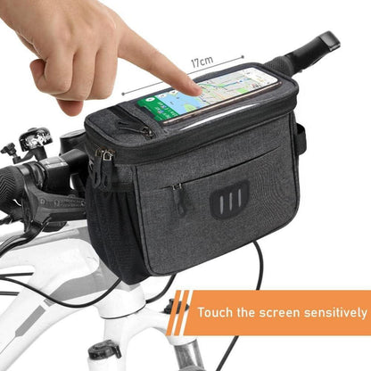 Fahrradkorb Tasche 6L Vorne Wasserdichter mit Touchscreen