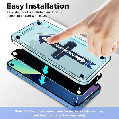 Sichtschutz Panzer Glasfolie iPhone 13 6.1 Kamera Blickschutz Folie