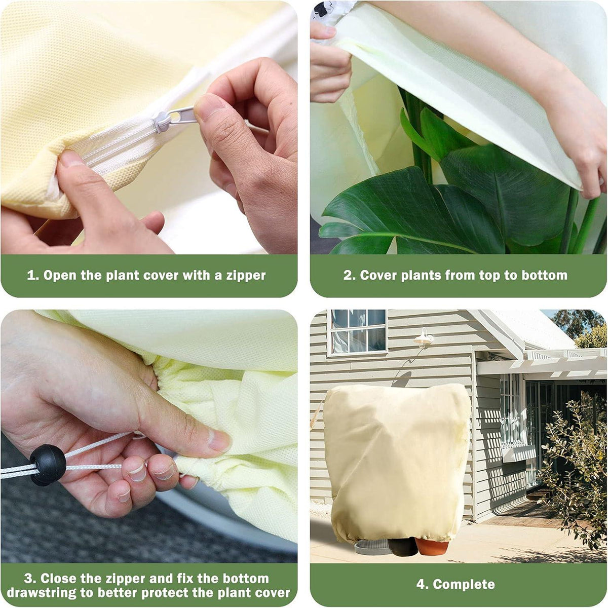 Winter Plant Protection Frost Cold Cover Olive Trees Bag XXL 120 x 180cm