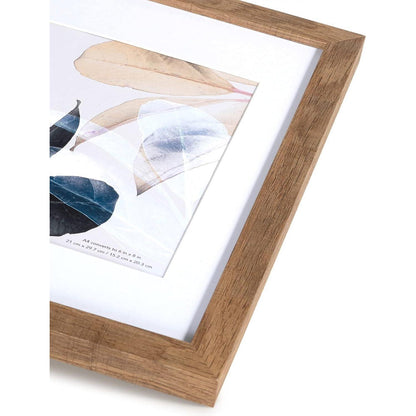 Bilderrahmen A4 Holzfarbe Plexiglas 3er Set Fotorahmen 21x30