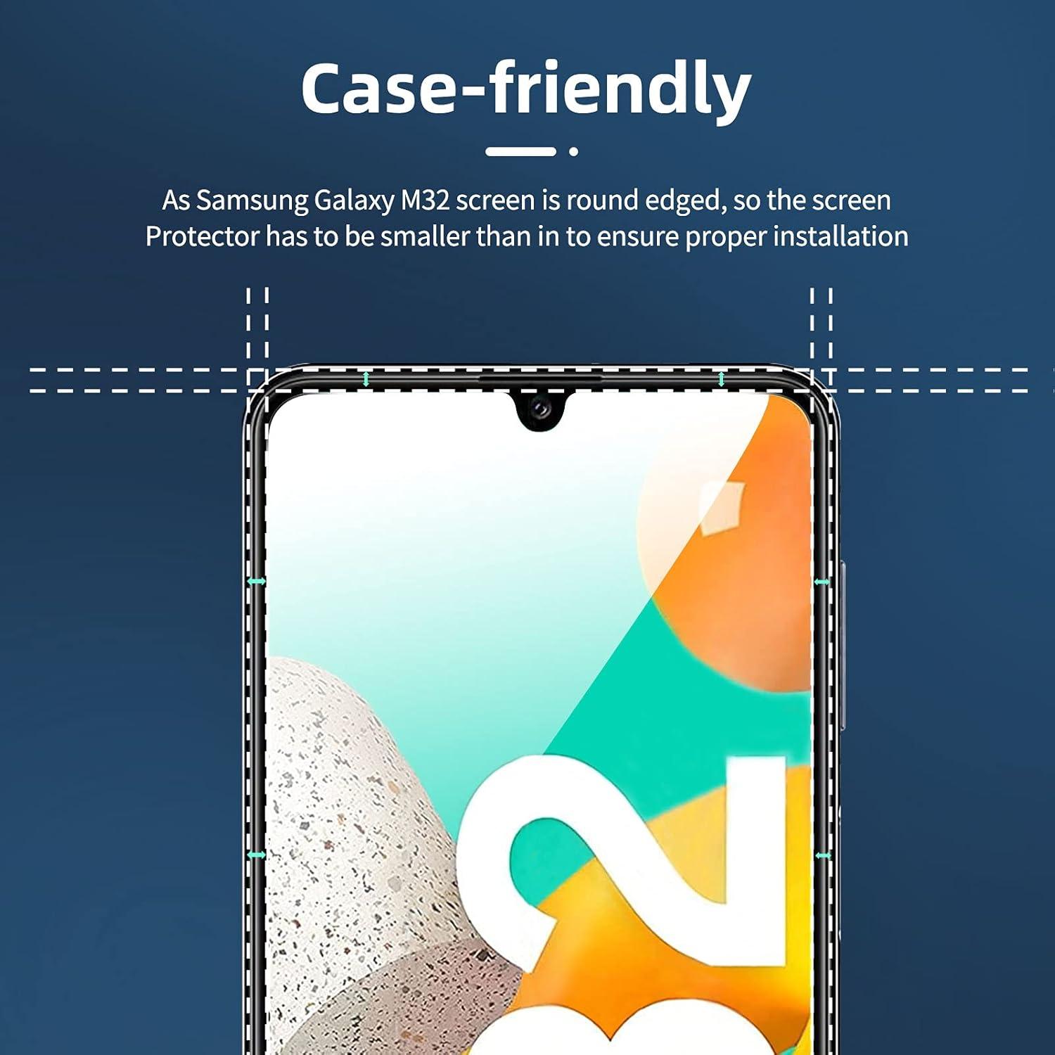 Panzer Schutzglas Samsung Galaxy M32 5G 3er Pack 9H HD 0.33mm Ultra-klar