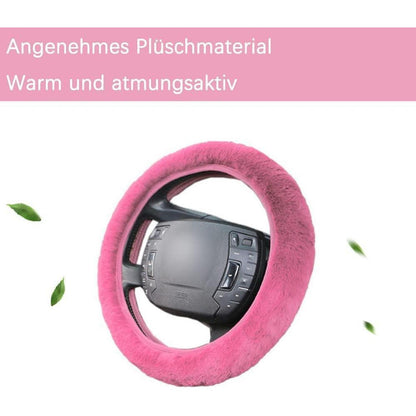 Plüsch Lenkradhülle 3er Set – Winter Komfort für Ihr Auto