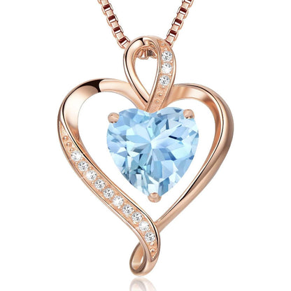 Silber Herz Halskette Damen 925 Sterling Silber Geschenk
