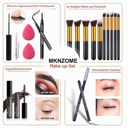Professionelles Make-up Set 32tlg. mit Schminktasche