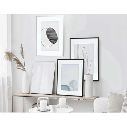 Schwarzer Aluminium Fotorahmen A3 29,7x42cm 2 Stück