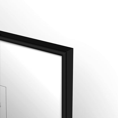 Schwarzer Aluminium Fotorahmen A3 Plexiglas 2 Stück