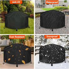 Abdeckung Feuerschale Garten Terrasse Balkon 600D