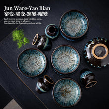 Matcha-Tee-Set Keramikschale Bambusbesen Sieb Ständer