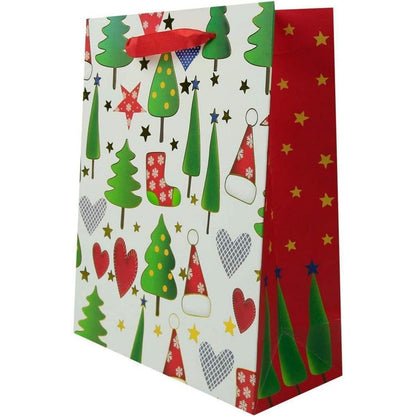Weihnachtstüte Geschenktüten 32x26x12cm Weihnachtsthemen