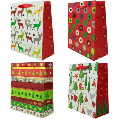 Weihnachtstüte Geschenktüten 32x26x12cm Weihnachtsthemen