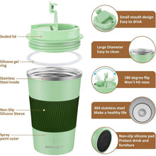 Thermobecher Isolierbecher 380ml Edelstahl Kaffeebecher
