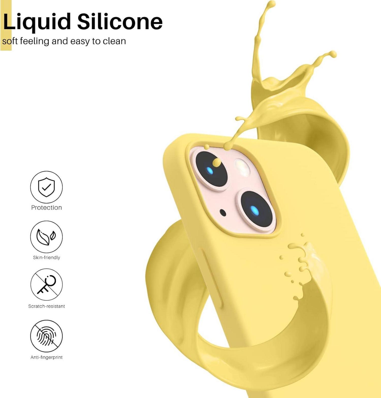 iPhone 13 Mini Silikon Case Ultra Dünn Flüssig Silikon Handyhülle 5,4