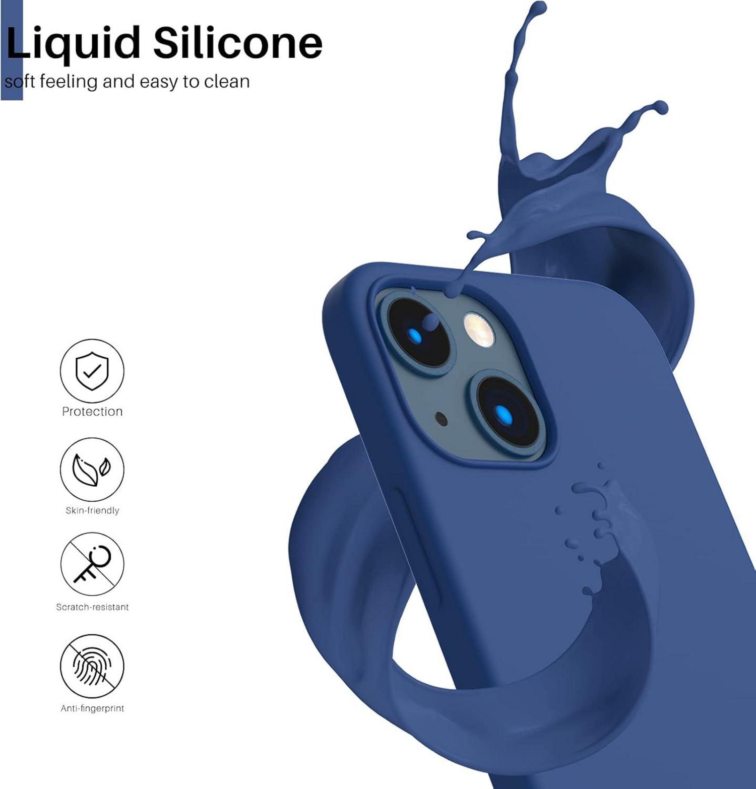 Silikon Case für iPhone 13 Mini 5,4 Zoll - Voller Schutz - Flüssig