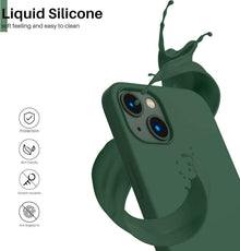 iPhone 13 Silikon Case Hülle Voller Schutz Flüssig Silikon Handyhülle