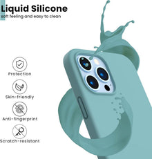 Liquid Silicone Case für iPhone 13 Pro Max, Stoßfeste Silikonhülle mit