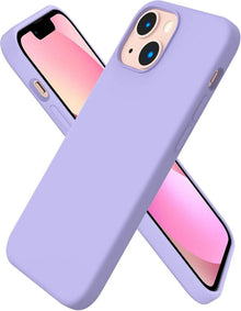 Silikon Case für iPhone 13 Mini 5,4 Zoll - Voller Schutz in Licht Lila