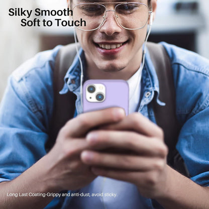 iPhone 13 Mini Silikon Case Ultra Dünn Voller Schutz Flüssig Silikon