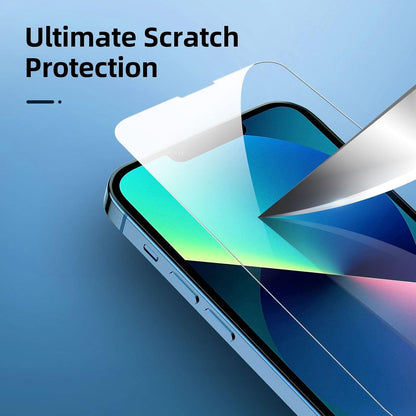Panzer Schutzglas und Kameraobjektiv Schutzfolie für iPhone 13 4er Set