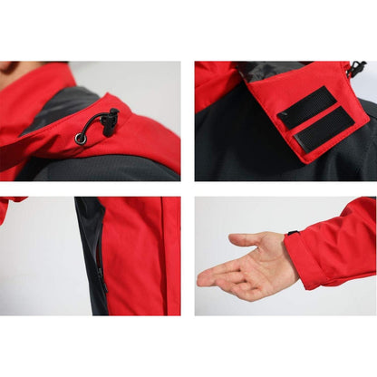 Herren Softshelljacke wasserabweisend mit abnehmbarer Kapuze Dunkeloliv M