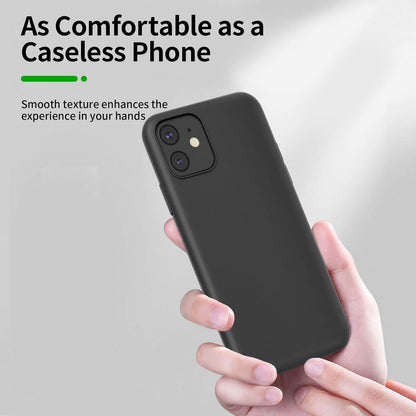 NEW'C iPhone 11 Hülle + 2 Panzer Schutz Glas Schwarz - Ultra Thin Silicon