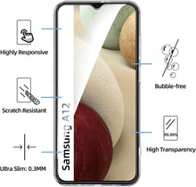 NEW'C Samsung Galaxy A12 M12 Hülle Transparent Silikon 2