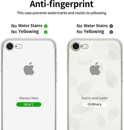 Hülle iPhone 8/7 4,7 Zoll Ultra Transparent Silikon TPU Panzer Schutz