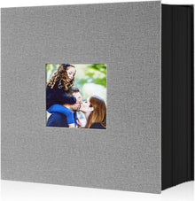 XXL Fotoalbum 1000 10x15 Leinen Einsteckalbum für Hoch und Querformat
