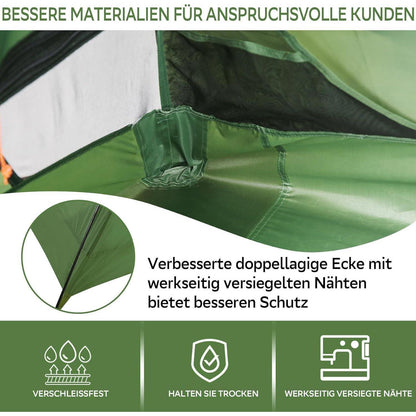 Clostnature 3-Jahreszeiten Zelt 2/3/4 Personen Camping