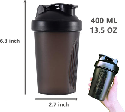 OOTD Protein Shaker Flasche 400 ml BPA frei Auslaufsicher