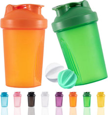 Protein Shaker Flasche 400 ml Auslaufsicher BPA Frei für Supplement