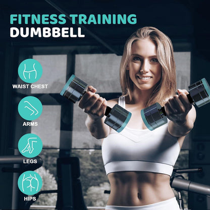 Dripex Verstellbare Kurzhanteln Set Stahl 2,5-50kg Fitness Hanteln Zuhause