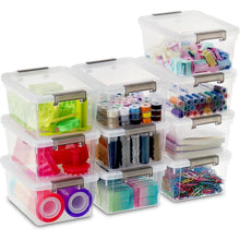 Citylife 10er-Set 1.25L Klein Stapelbare Aufbewahrungsboxen