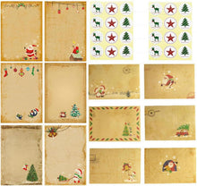 Weihnachts Briefpapier Umschlag Set 24 Stück Weihnachtskarte