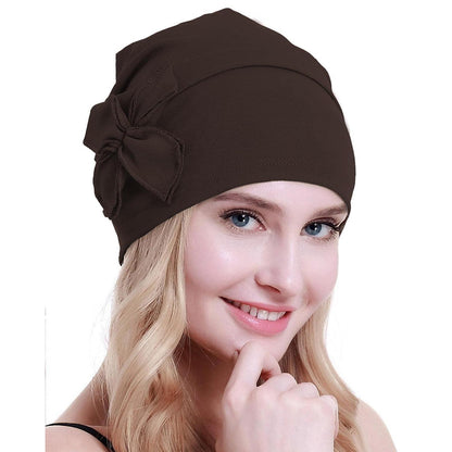 Chemo-Turban aus Bio-Baumwolle für Damen, leicht, hautfreundlich