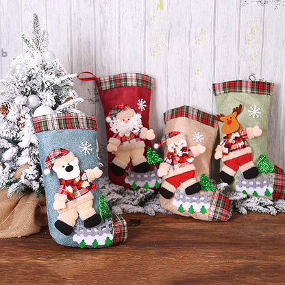 Nikolausstrumpf Set Große Weihnachtsstiefel Befüllen, 3D
